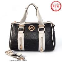 michael kors logo-print groot zwart boekentassen Handtas Online e1h71562